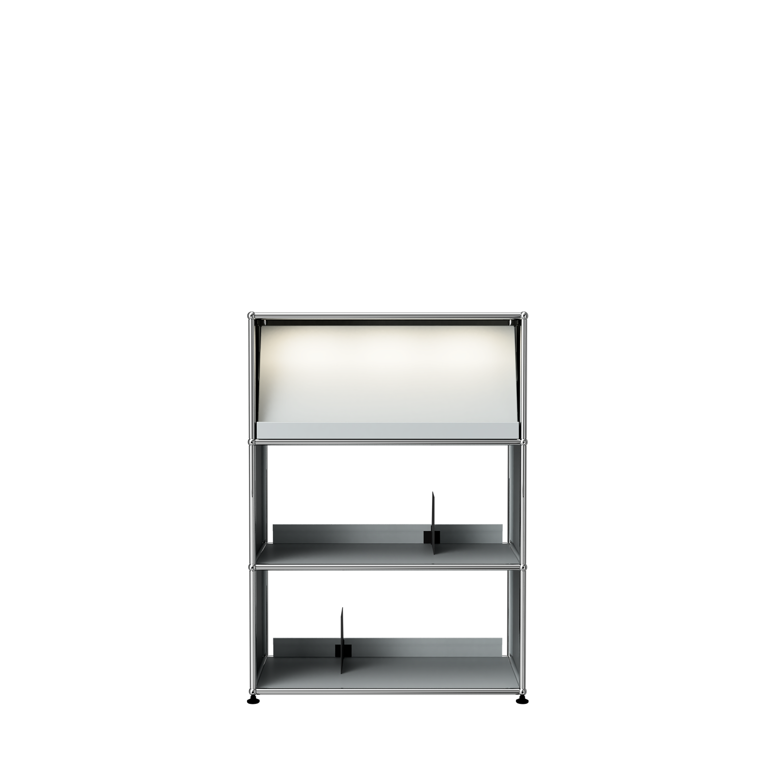 0097_USM-Vinyl-Display-Cabinet-3×1-Lighting-35-Matte-Silver.png