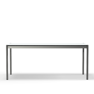 USM Haller table pearl gray white laminate (T69)